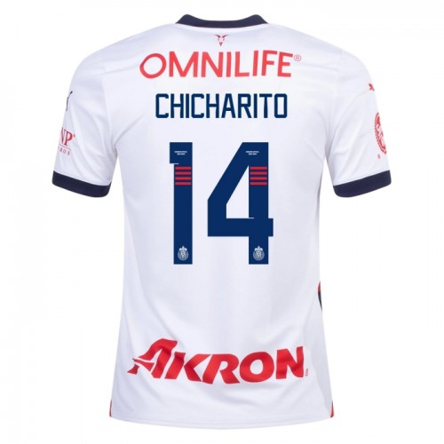 Maillot de Foot Chivas de CD Guadalajara Chicharito 14 Exterieur 2023-24 Maillot de Foot Chivas de CD Guadalajara Chicharito 14 Exterieur 2023-24